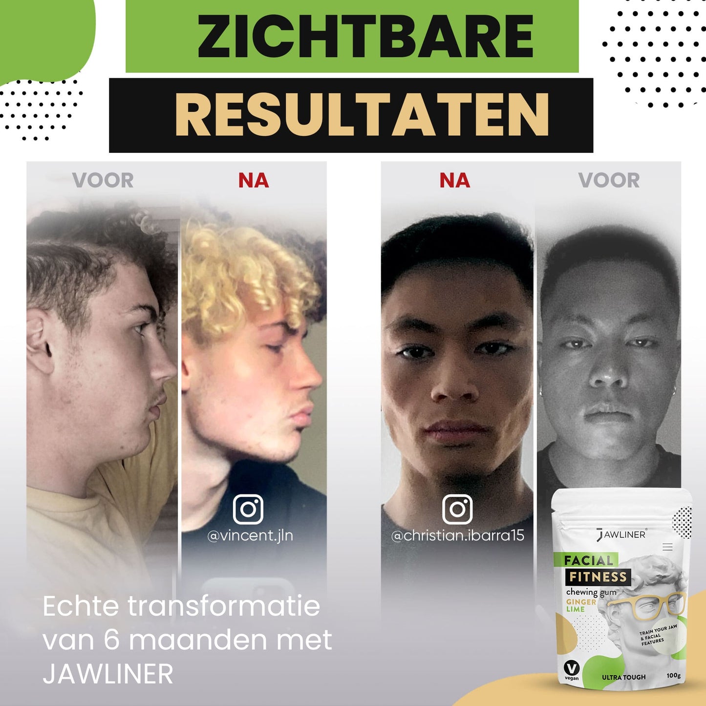 Jawliner-ginger-lime-kaaklijn-resultaten