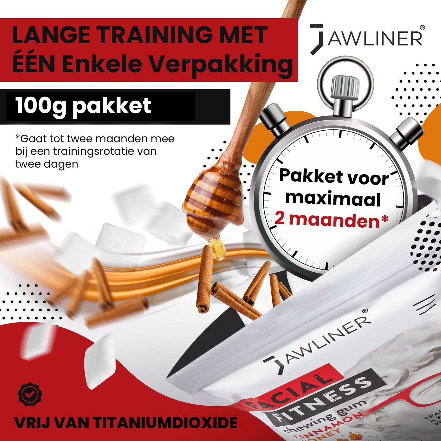 Jawliner-cinnanon-honey-trainingsduur