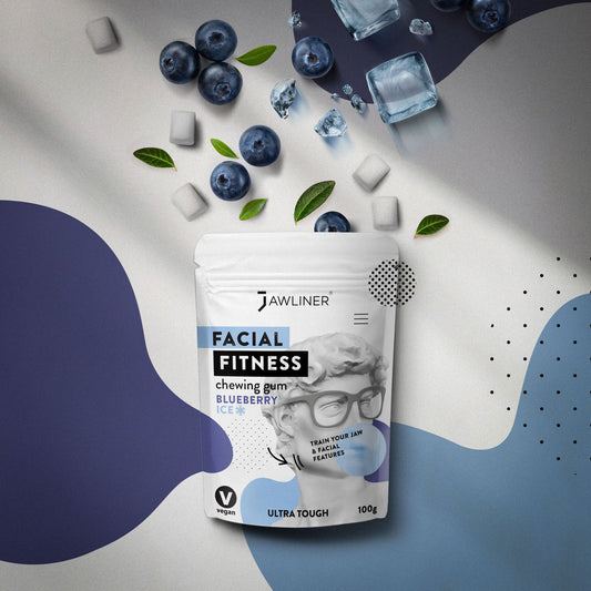 JAWLINER® Fitness Kauwgom Blueberry ICE