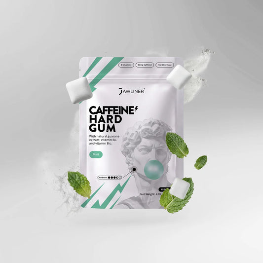 JAWLINER® Fitness Kauwgom Hard Caffeine