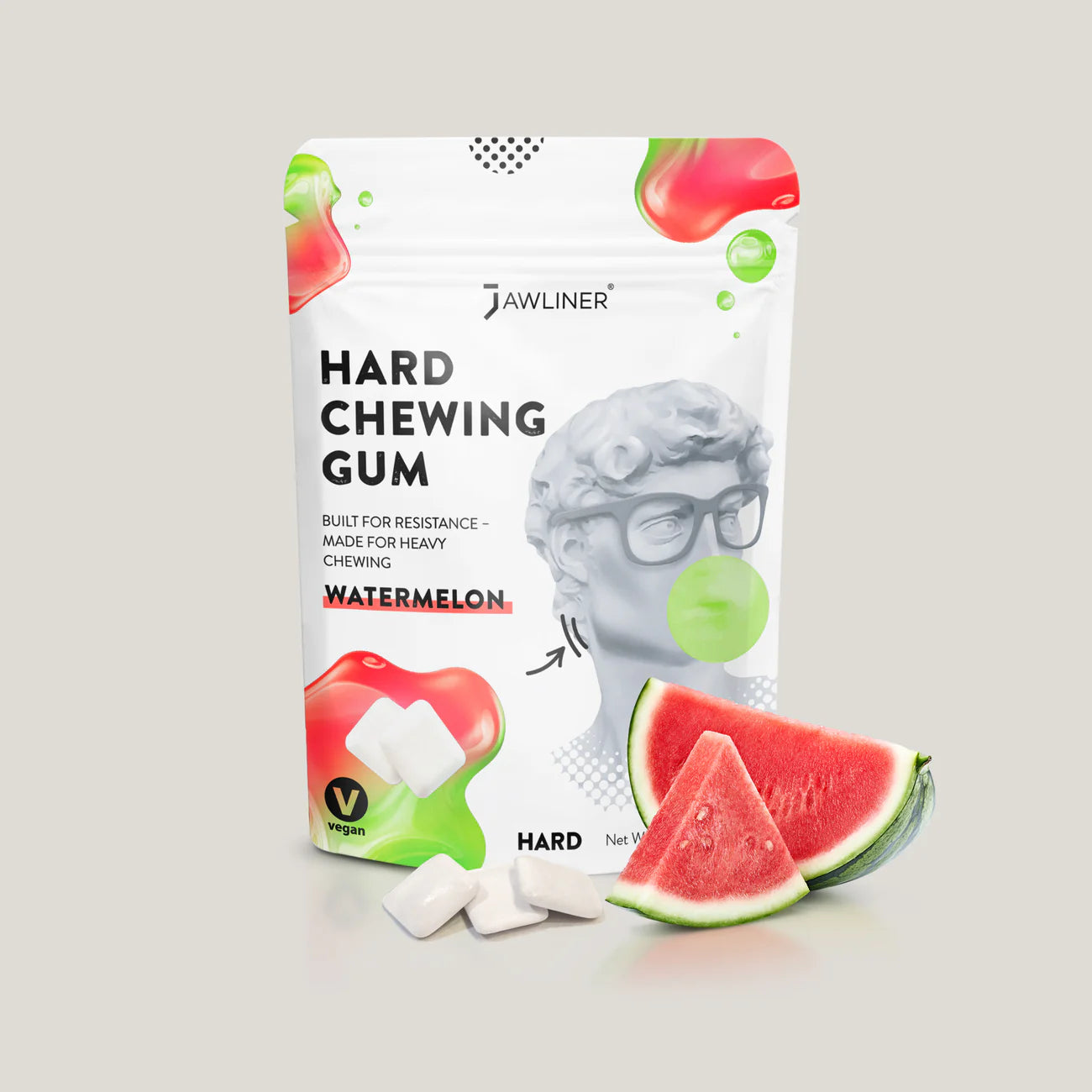 JAWLINER® Fitness Kauwgom Watermelon [Extra Hard]